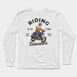 Ride Mini Bike Long Sleeve T-Shirt